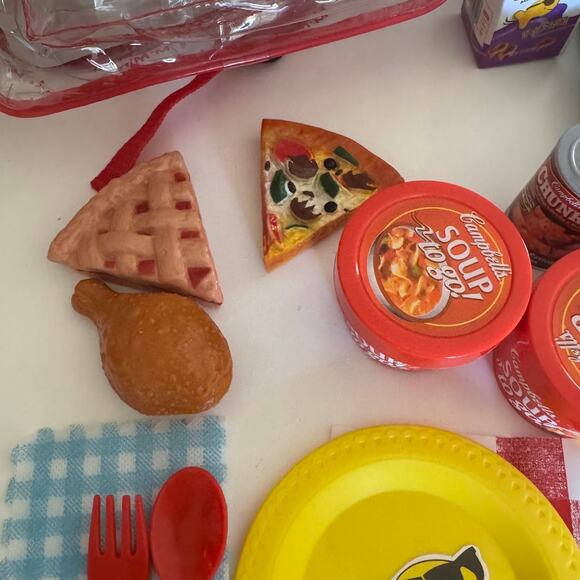 Campbells Play Food Set Backpack Vintage 2003 Toy Pretend Foods - Picture 6 of 10